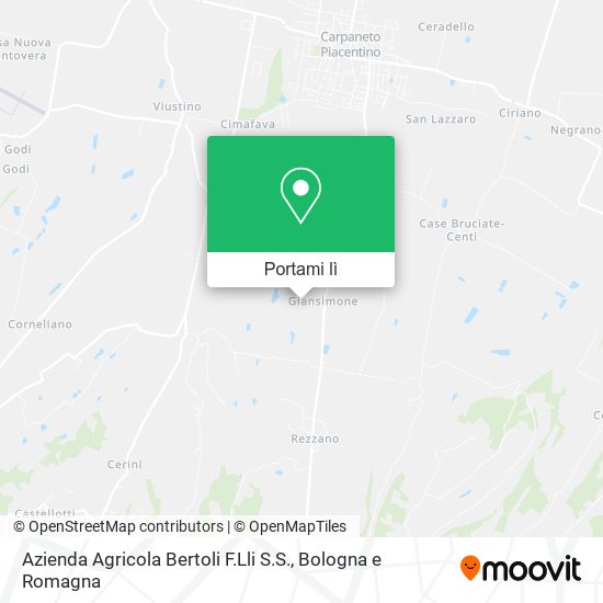 Mappa Azienda Agricola Bertoli F.Lli S.S.