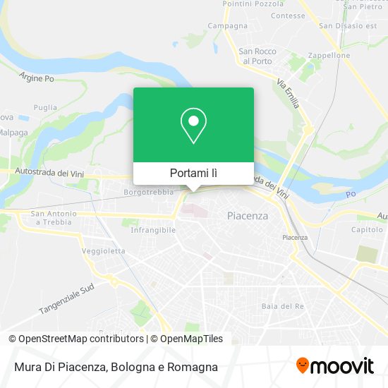 Mappa Mura Di Piacenza