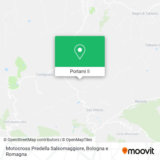 Mappa Motocross Predella Salsomaggiore