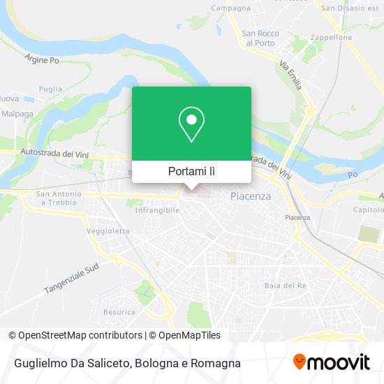 Mappa Guglielmo Da Saliceto