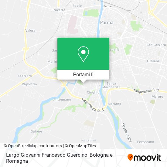 Mappa Largo Giovanni Francesco Guercino