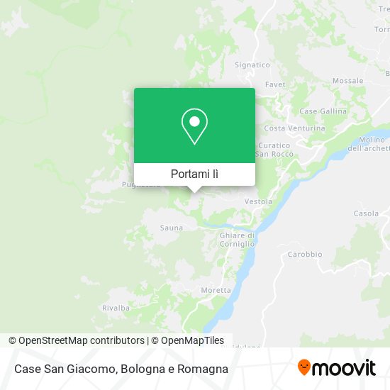 Mappa Case San Giacomo