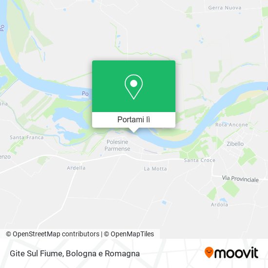 Mappa Gite Sul Fiume