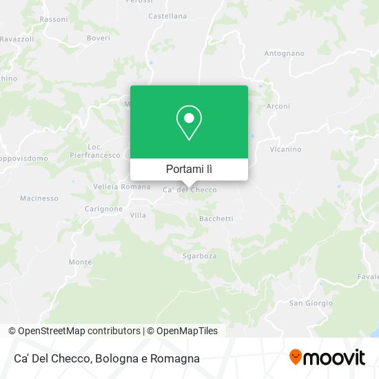 Mappa Ca' Del Checco