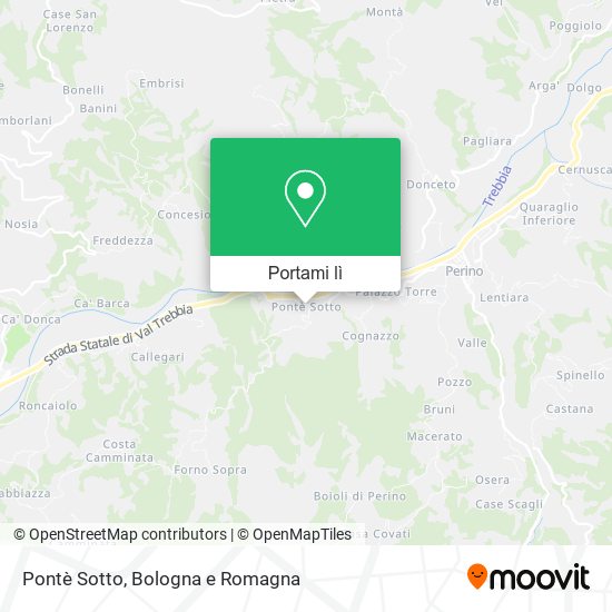 Mappa Pontè Sotto