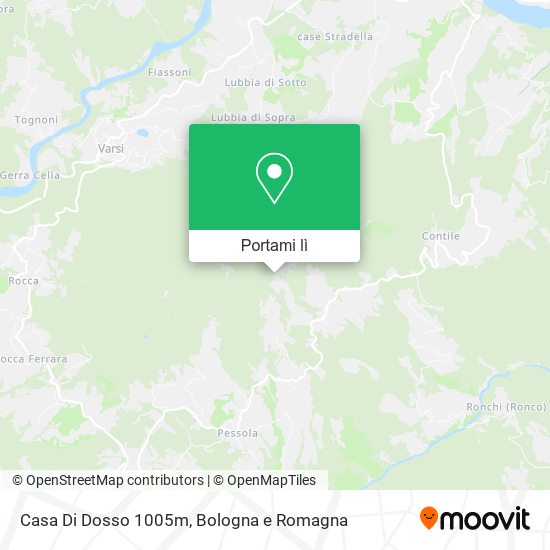 Mappa Casa Di Dosso 1005m