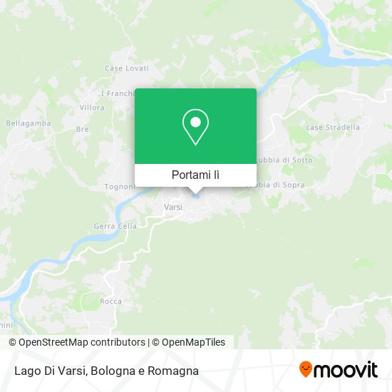 Mappa Lago Di Varsi