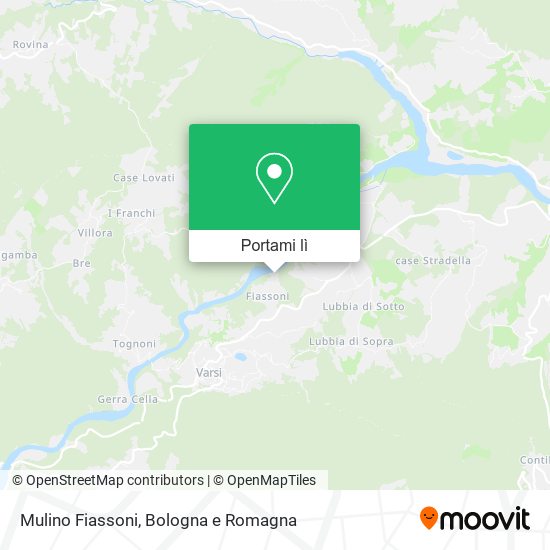 Mappa Mulino Fiassoni