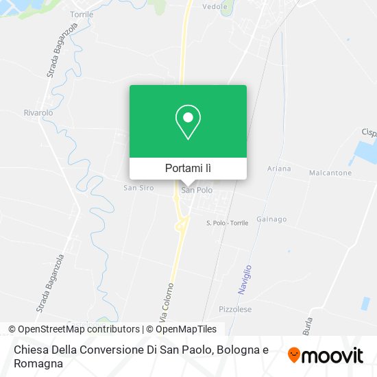 Mappa Chiesa Della Conversione Di San Paolo