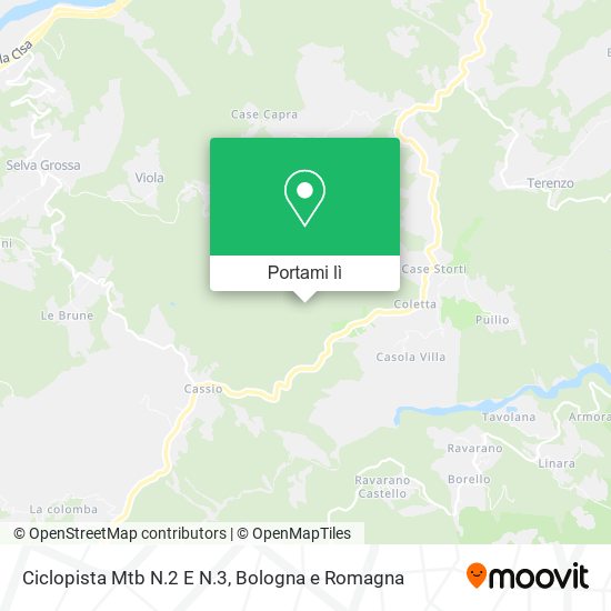 Mappa Ciclopista Mtb N.2 E N.3