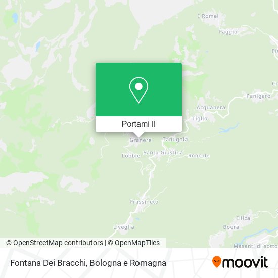 Mappa Fontana Dei Bracchi