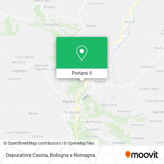 Mappa Depuratore Casina