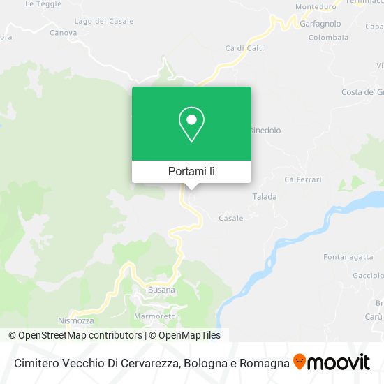 Mappa Cimitero Vecchio Di Cervarezza
