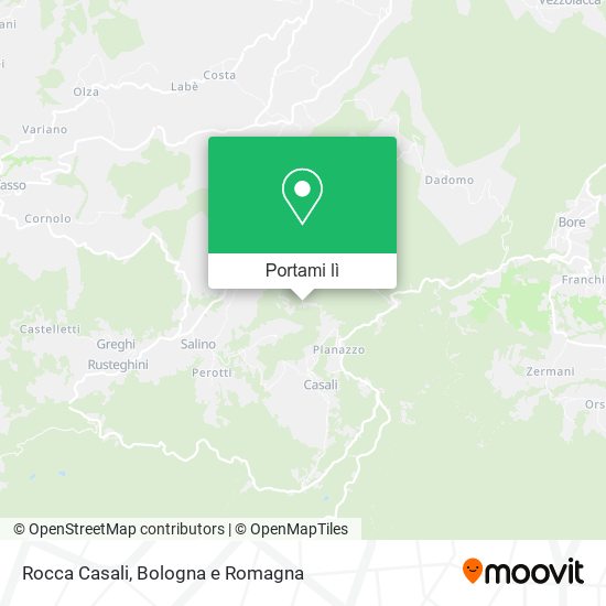 Mappa Rocca Casali