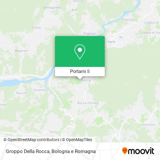 Mappa Groppo Della Rocca