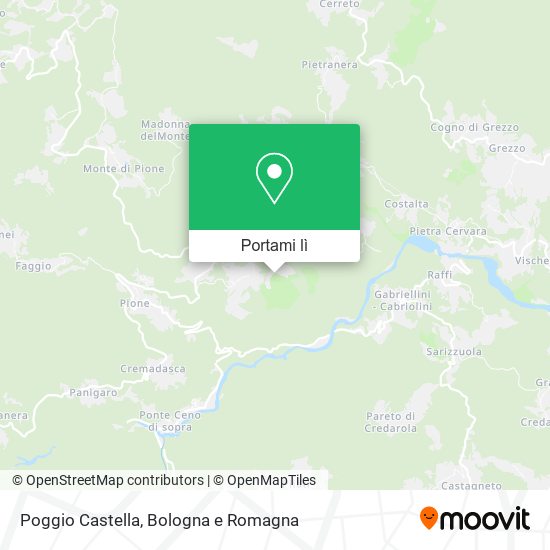 Mappa Poggio Castella