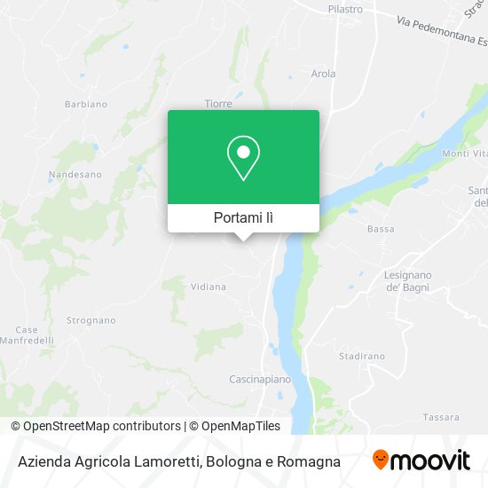 Mappa Azienda Agricola Lamoretti