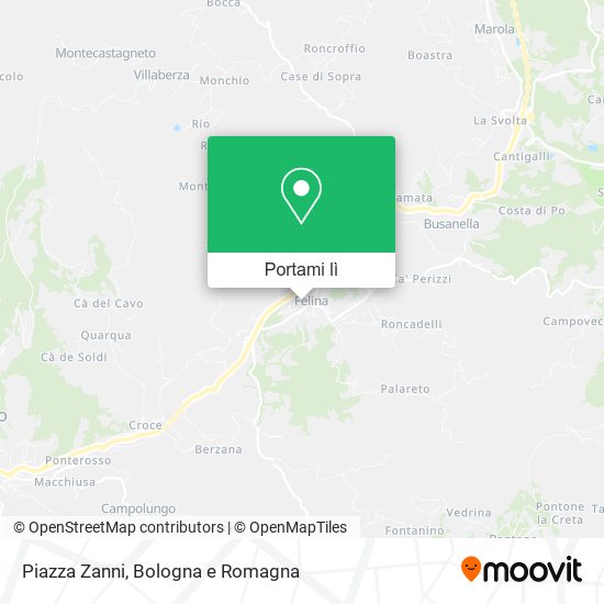 Mappa Piazza Zanni