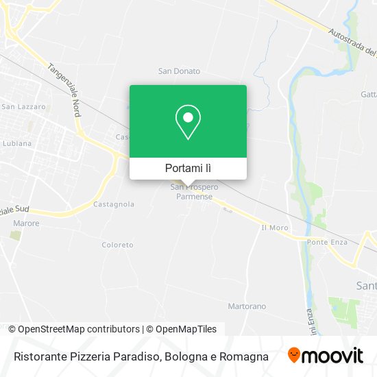 Mappa Ristorante Pizzeria Paradiso