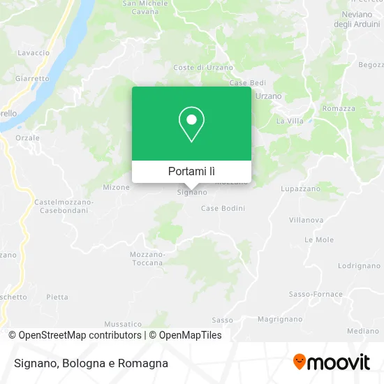 Mappa Signano