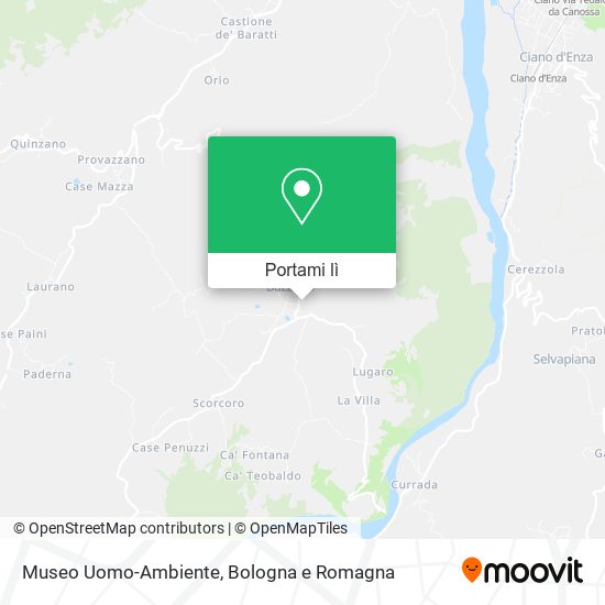 Mappa Museo Uomo-Ambiente