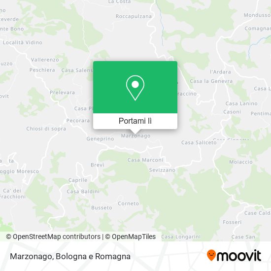 Mappa Marzonago