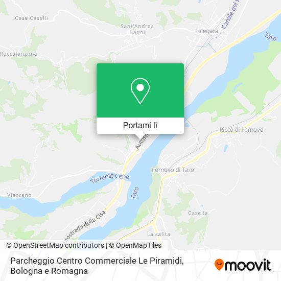 Mappa Parcheggio Centro Commerciale Le Piramidi