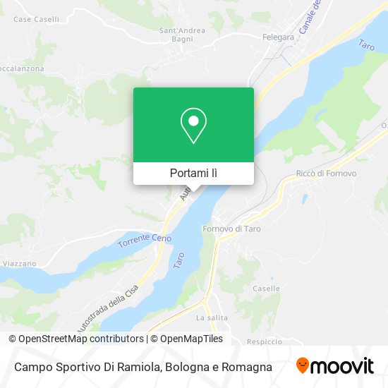 Mappa Campo Sportivo Di Ramiola