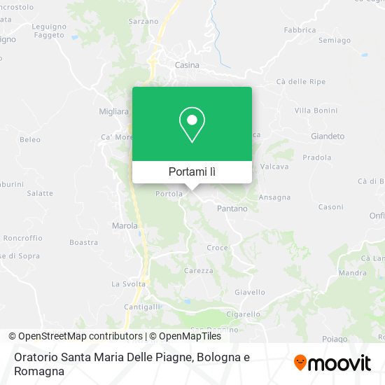 Mappa Oratorio Santa Maria Delle Piagne