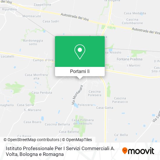 Mappa Istituto Professionale Per I Servizi Commerciali A. Volta