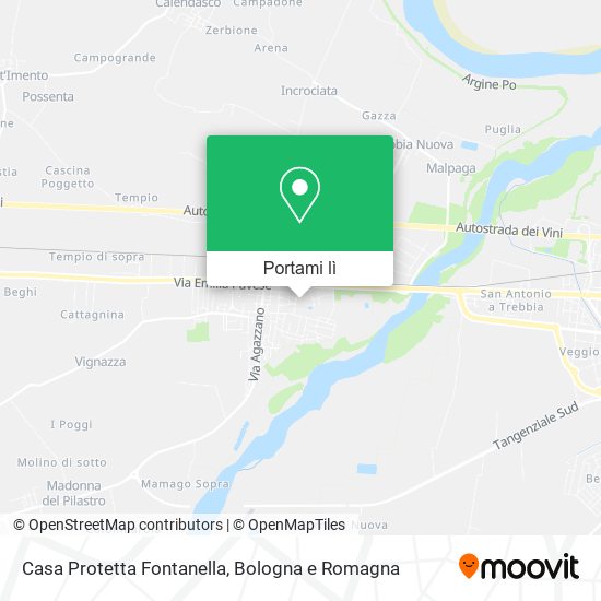 Mappa Casa Protetta Fontanella
