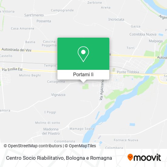 Mappa Centro Socio Riabilitativo