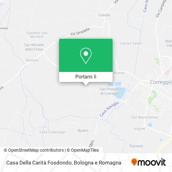 Mappa Casa Della Carità Fosdondo