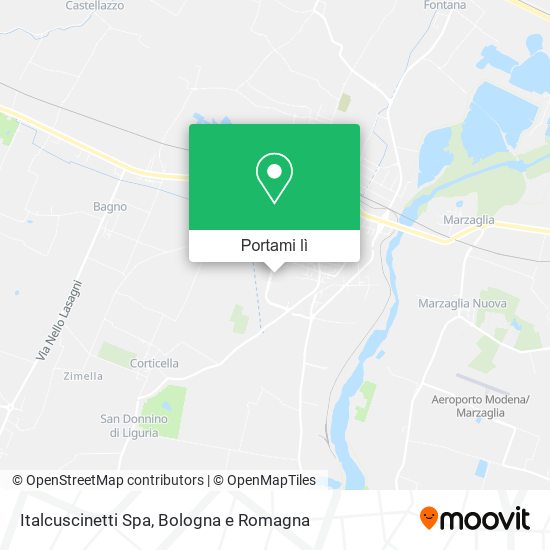 Mappa Italcuscinetti Spa