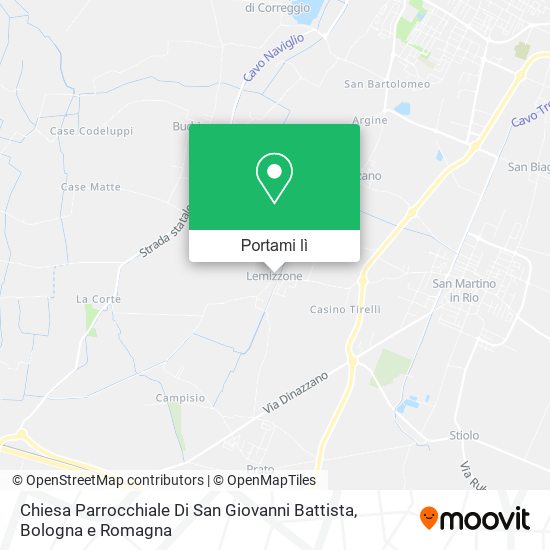 Mappa Chiesa Parrocchiale Di San Giovanni Battista