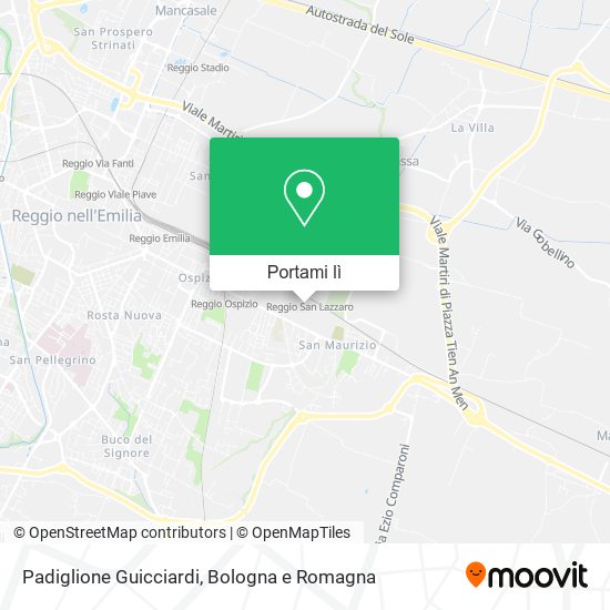 Mappa Padiglione Guicciardi
