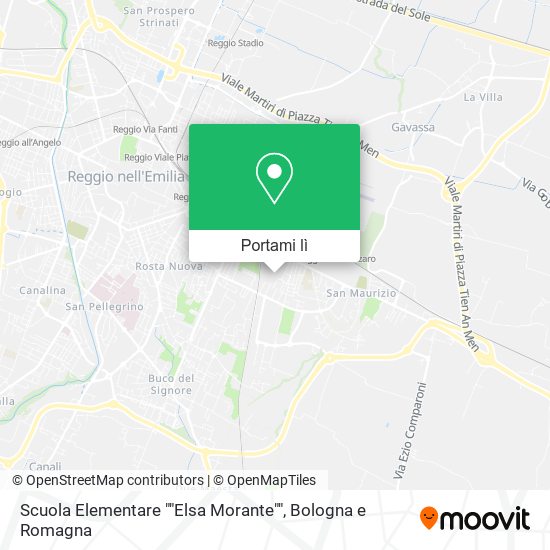Mappa Scuola Elementare ""Elsa Morante""