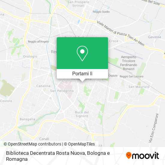 Mappa Biblioteca Decentrata Rosta Nuova