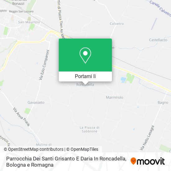 Mappa Parrocchia Dei Santi Grisanto E Daria In Roncadella