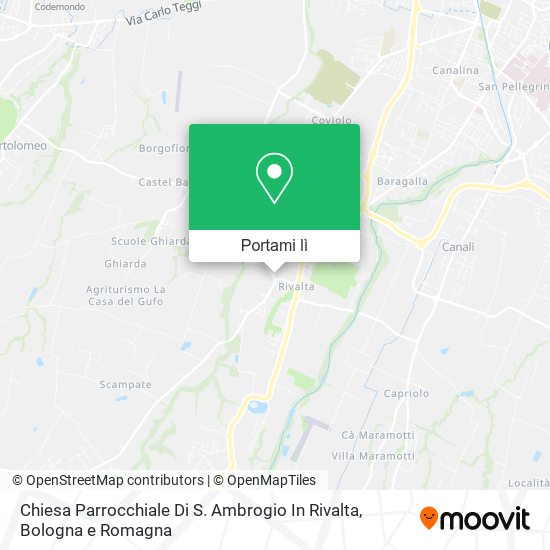 Mappa Chiesa Parrocchiale Di S. Ambrogio In Rivalta