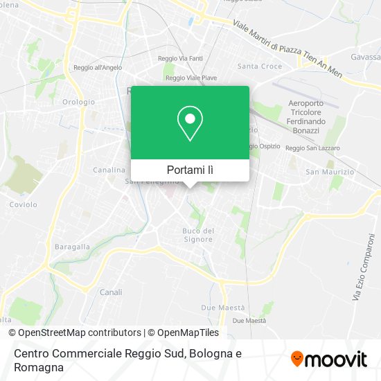 Mappa Centro Commerciale Reggio Sud