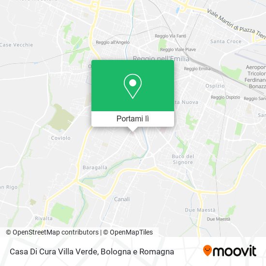 Mappa Casa Di Cura Villa Verde