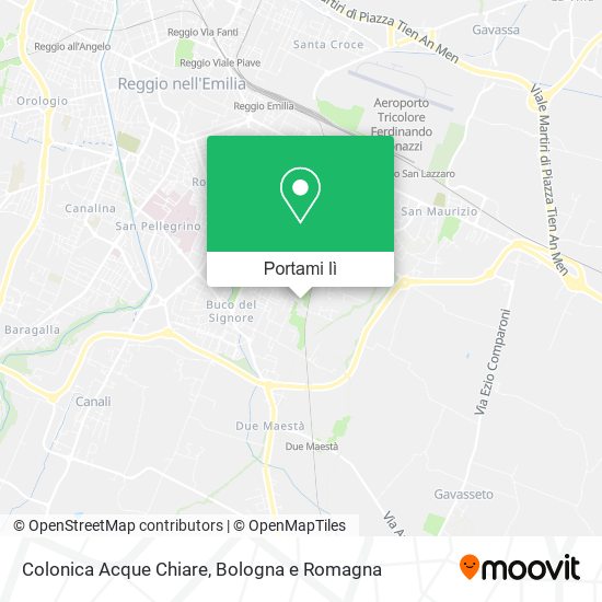 Mappa Colonica Acque Chiare