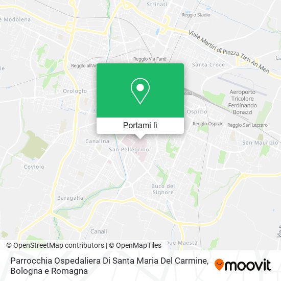 Mappa Parrocchia Ospedaliera Di Santa Maria Del Carmine