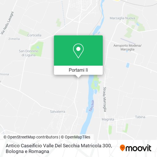 Mappa Antico Caseificio Valle Del Secchia Matricola 300