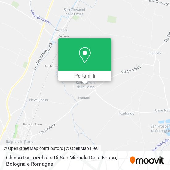 Mappa Chiesa Parrocchiale Di San Michele Della Fossa
