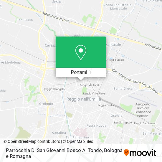 Mappa Parrocchia Di San Giovanni Bosco Al Tondo