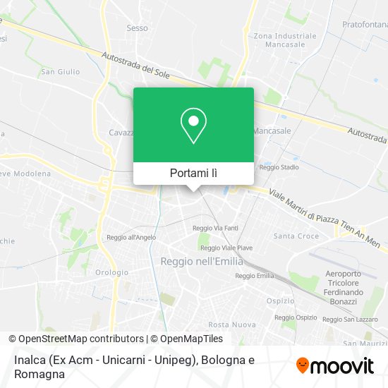 Mappa Inalca (Ex Acm - Unicarni - Unipeg)