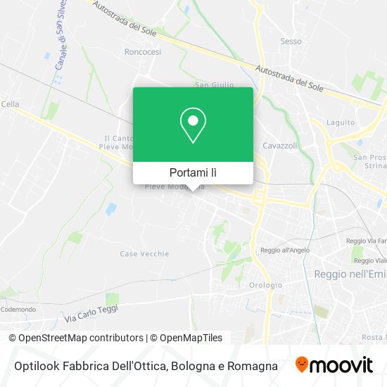 Mappa Optilook Fabbrica Dell'Ottica