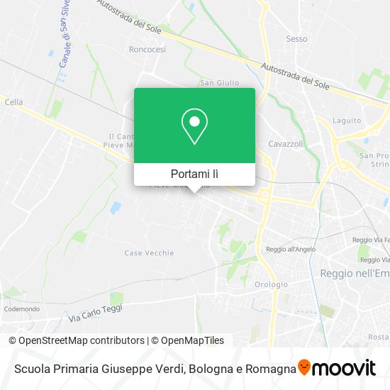 Mappa Scuola Primaria Giuseppe Verdi